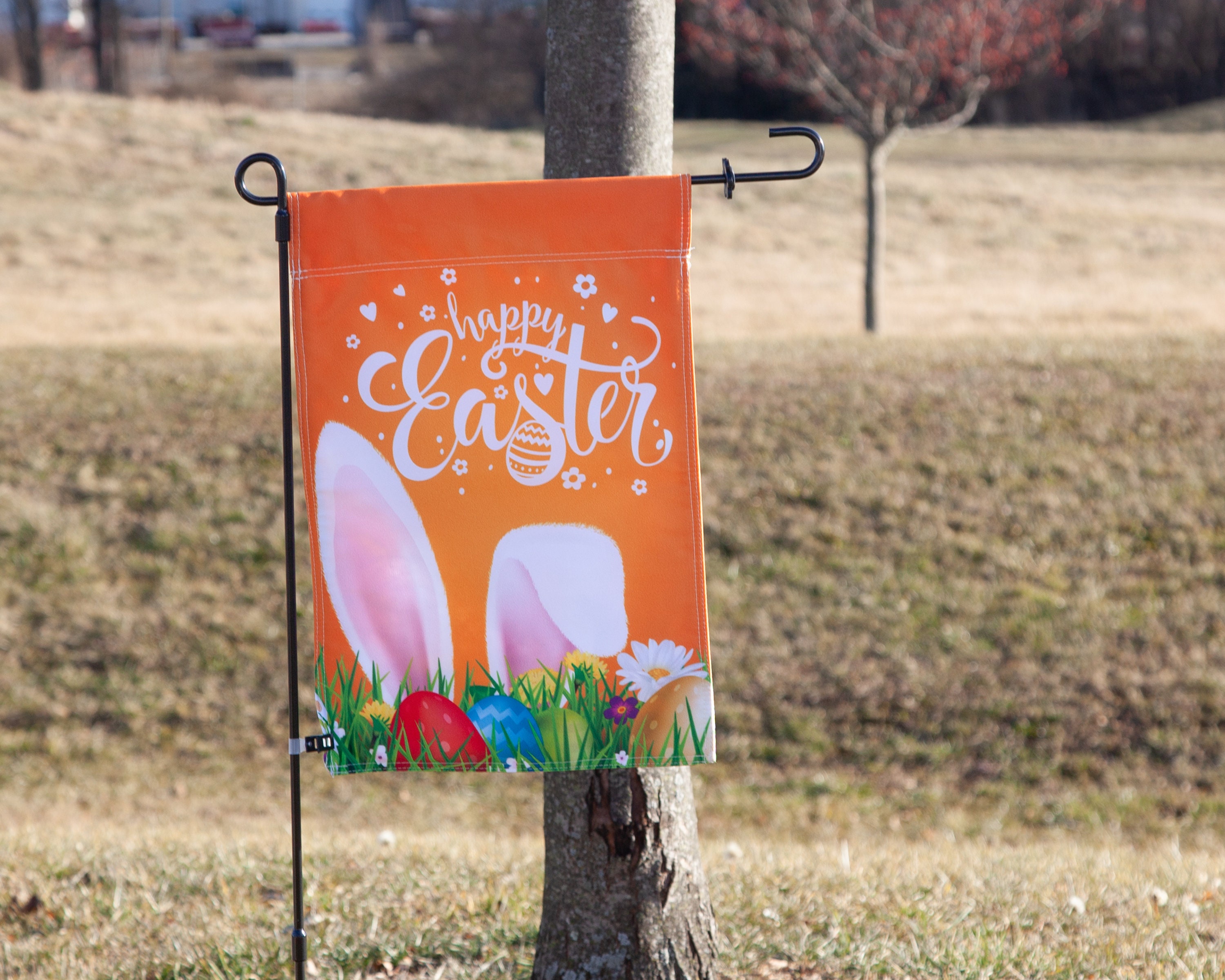 Happy Easter Garden Flag WeatherResistant DoubleSided 12 Etsy