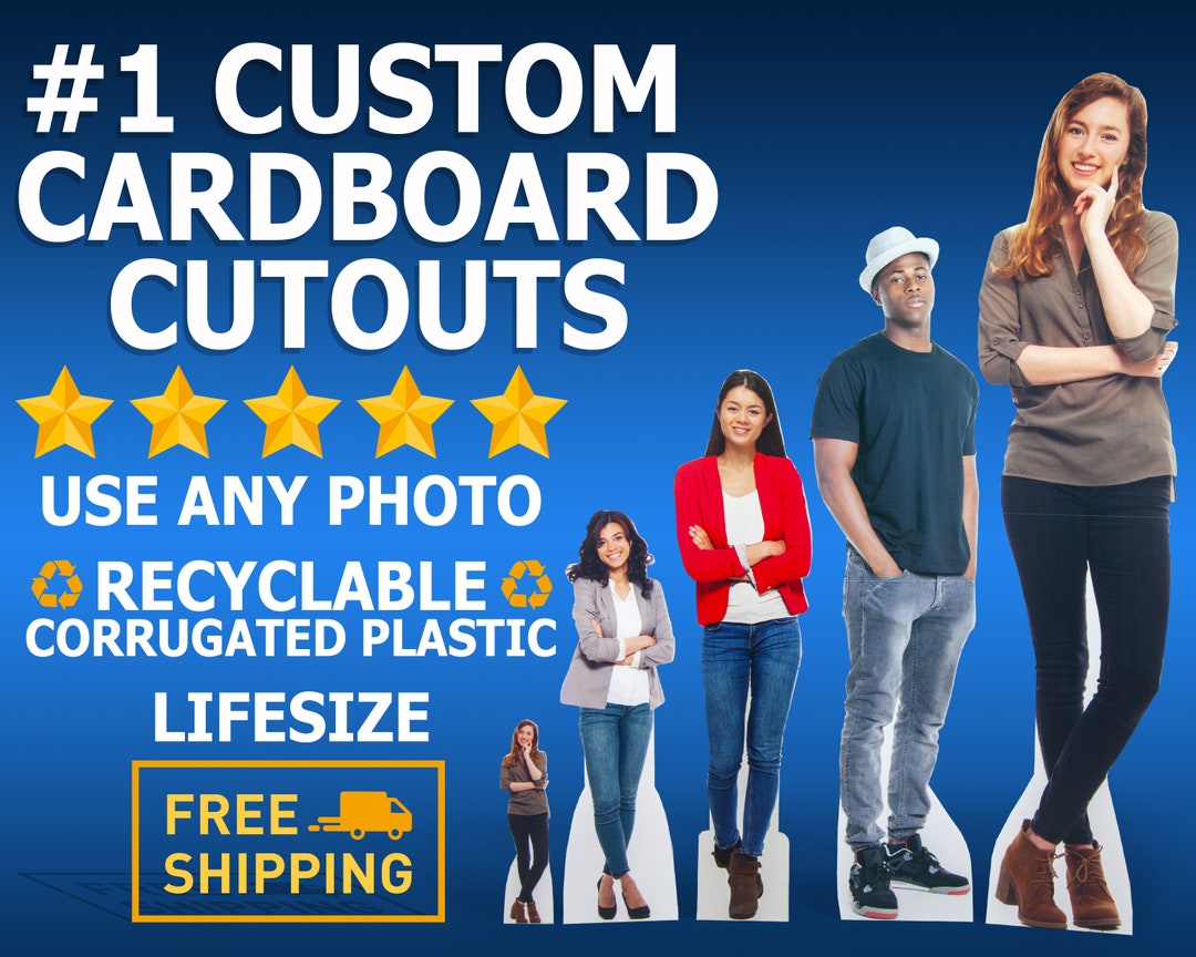 Custom Cardboard Cutouts Lifesize Standees Custom Car Vrogue co as-low-as-48-for-5ft-tall-custom-cardboard-cutout-lowest-price-guar