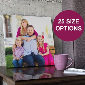 Canvas Prints With Your Picture, Custom Canvas Pictures, Wedding Pictures, Family Photos, Photo to Canvas Prints, Premium Canvas Wall Art