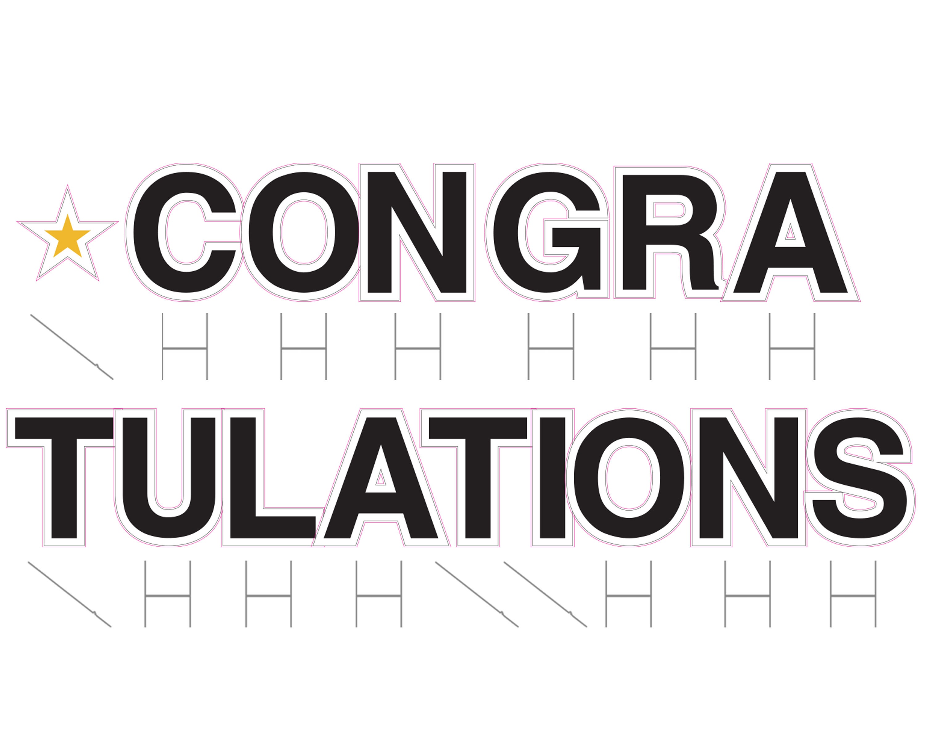 Congratulations Lawn Decorations Large 18in Tall Yard Sign Etsy