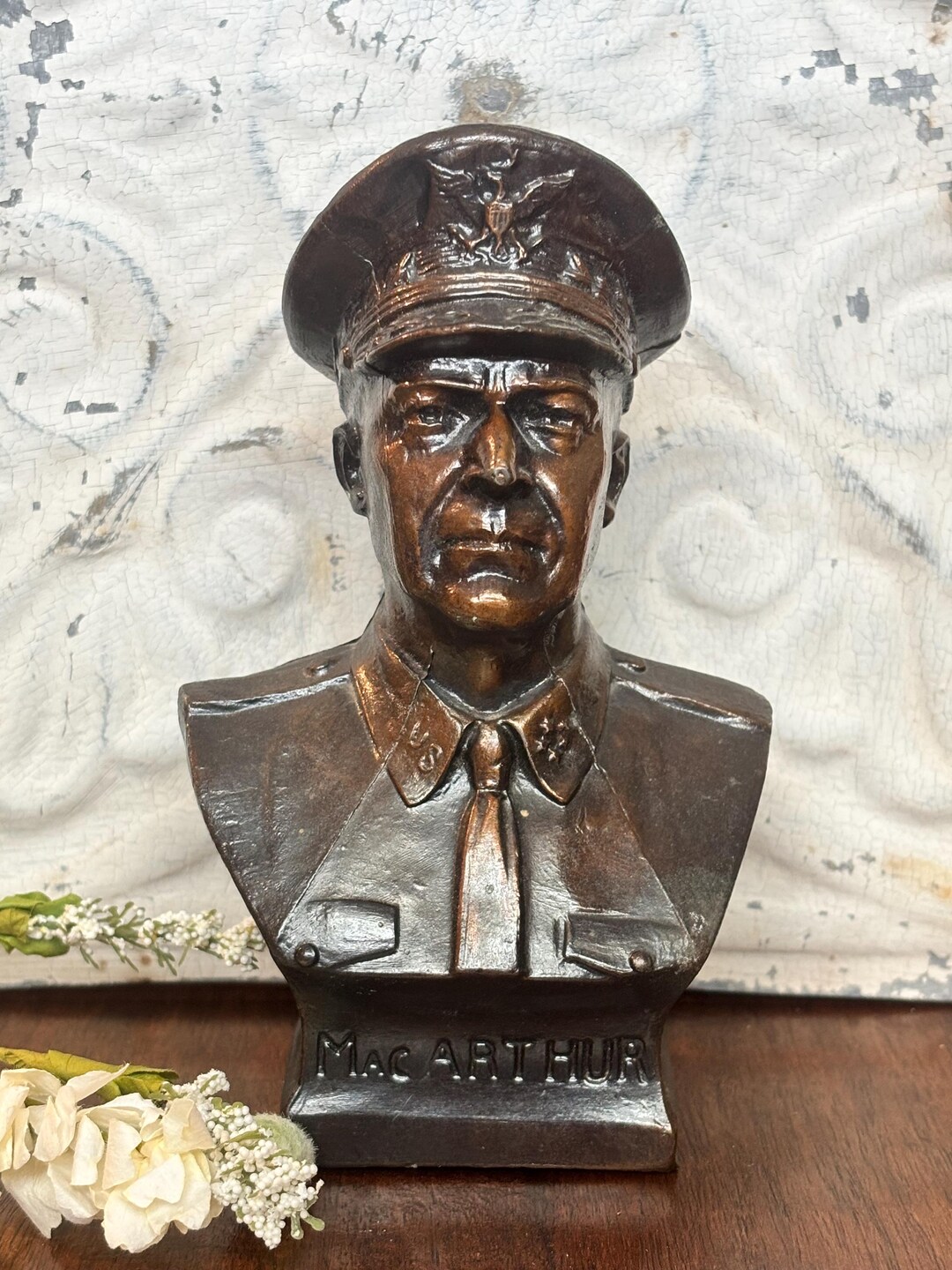 General Douglas Macarthur Bust Bank by Banthrico Inc.-chicago, IL - Etsy