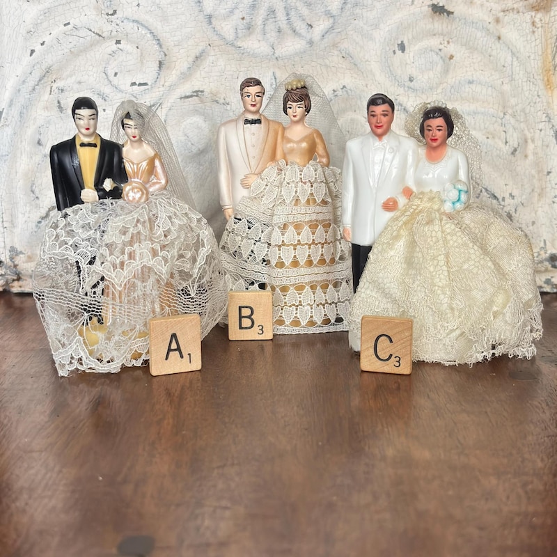 Vintage 1970 Cake Toppers - Etsy