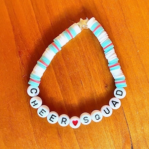 Cheer Squad Marathon Bracelet | Friendship Bracelet | Beaded Bracelet | Running Jewelry