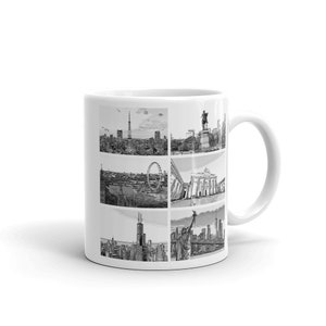 World Marathon Majors White Glossy Mug