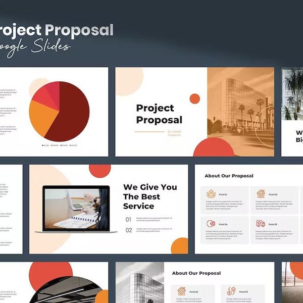 Project Proposal Template Google Slides Etsy