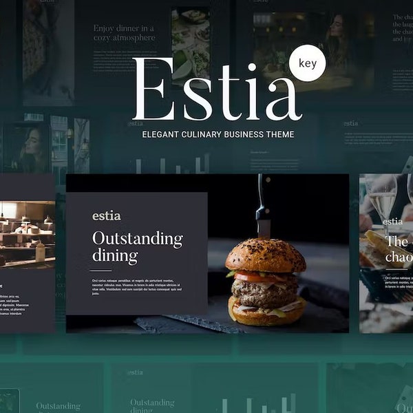 ESTIA - Food & Culinary Business Keynote Template