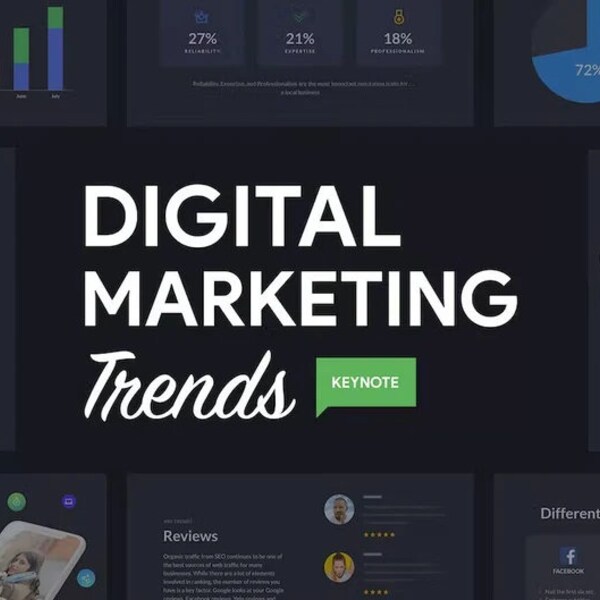 Digital Marketing Trends 2018 Vol.01 Keynote Template