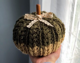 Pattern: Mountainside Pumpkin Crochet Pattern PDF, fall, autumn,  decor, Halloween, farm decor