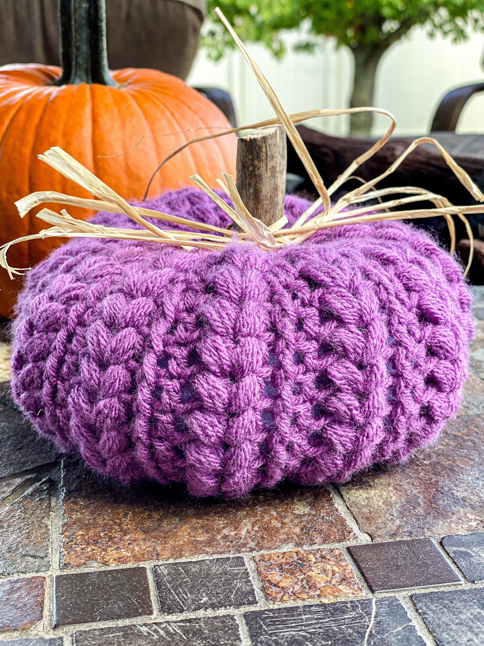 Pattern: Mountainside Pumpkin Crochet Pattern PDF, Fall, Autumn, Decor ...