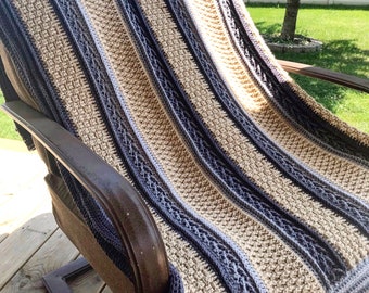 Modello per coperta all'uncinetto Throwback, Coperta all'uncinetto, Modello per coperta, Modello per coperta, Modello per coperta all'uncinetto, Coperta all'uncinetto,