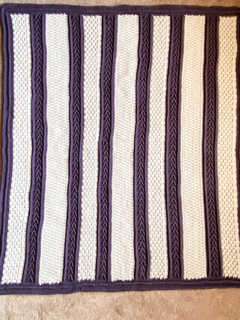 Throwback Blanket Crochet Pattern, Crochet Throw, Blanket Pattern, Throw Pattern, Crochet Throw Pattern, Crochet afghan, image 6
