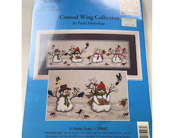Vintage Candamar Designs A Frosty Feast Counted Cross Stitch Kit 50882
