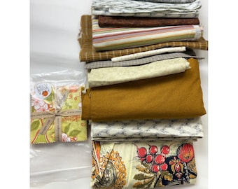 Vintage Fabric Bundle Midcentury Modern Colors ~ 9 yards