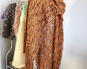 Crochet Pattern for Harvest Calm Wrap, Summer Coverup Pattern, Crochet shawl, crochet scarf, summer scarf, crochet scarf pattern