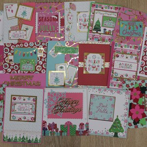 Set of 18 Handmade Christmas Cards
