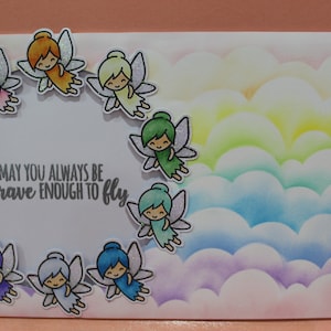Lawn Fawn Fairy Card