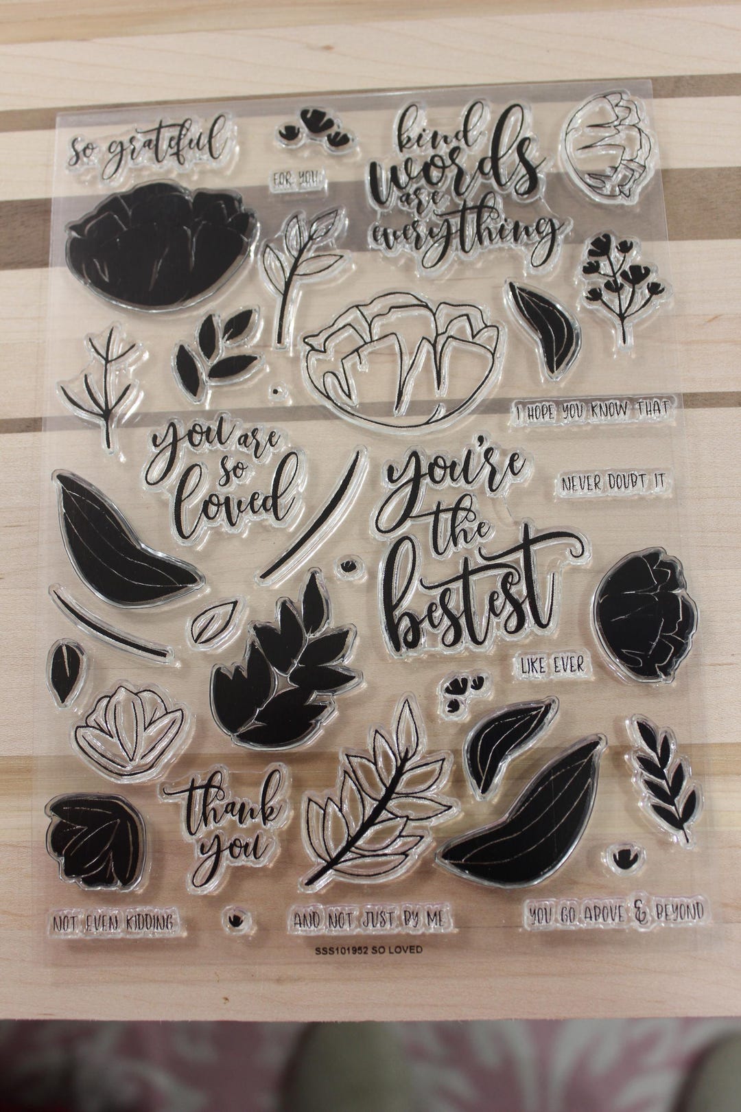 Simon Says Stamp so Loved Stamp Set - Etsy