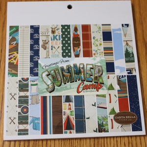 Carta Bella Greetings From Summer Camp 6×6 inch paper pad