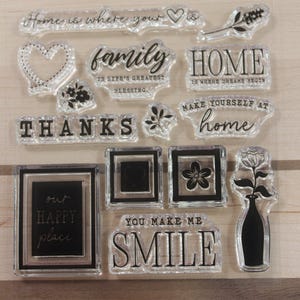 Echo Park Our Happy Place Stamp Set 2