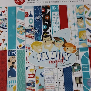Carta Bella Family Night 6×6 inch paper pad