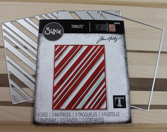 Tim Holtz Sizzix Layered Stripes Die Set