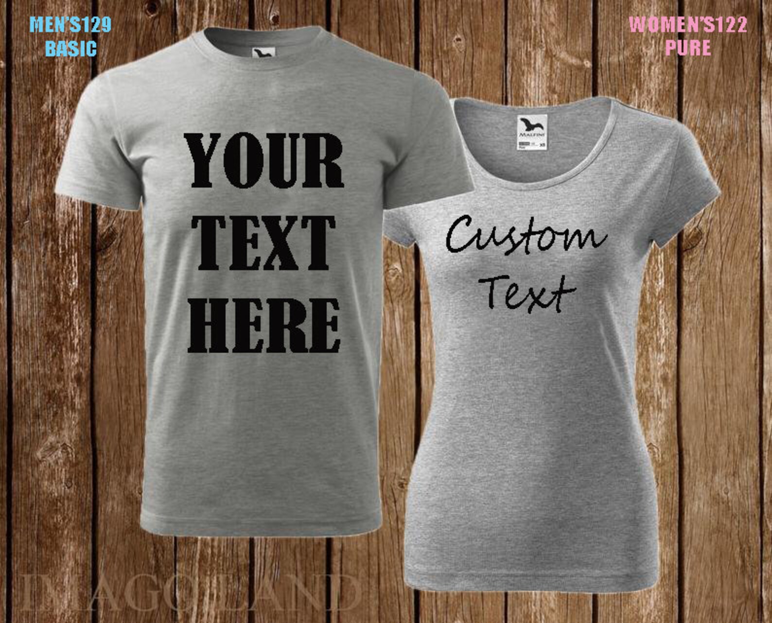 Custom Shirt You Choose Text And Saying Customizable Tshirt Etsy