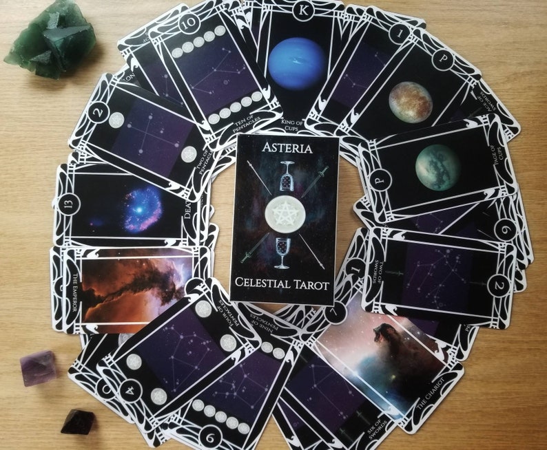 Asteria Celestial Tarot 78 card deck PREORDER Etsy