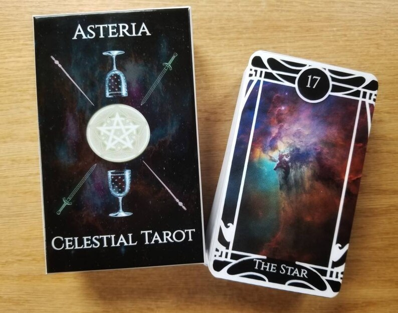 Asteria Celestial Tarot 78 card deck PREORDER Etsy