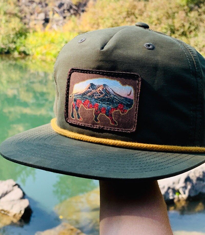 Buffalo Patch Hat | Mt St Helens 