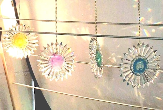 Choose Your Color Rainbow Maker Suncatcher | SunRain Crystal Window Prism Art
