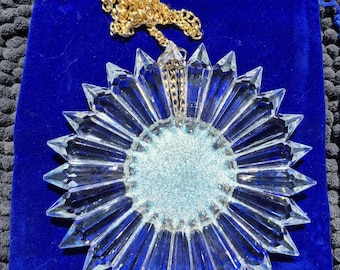 Pair of Mothers Day Iridescent Rainbow Maker Suncatcher | SunRain Crystal Window Prism Art