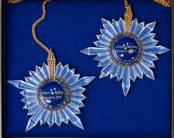 Special Edition Star Prism Suncatcher Set for Weddings and Anniversaries