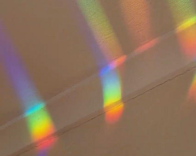 Featured listing image: One Clear Prism Suncatcher for Real Estate Staging | Rainbow Maker Open House Decor