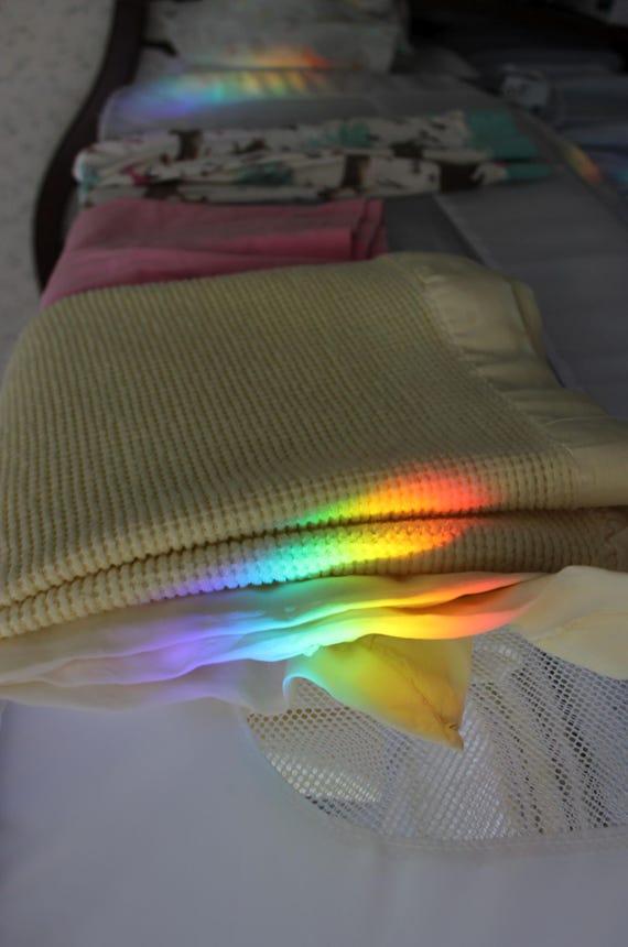 Nursery Rainbow Maker Crystal Prism Suncatcher | Baby Room Window Decor