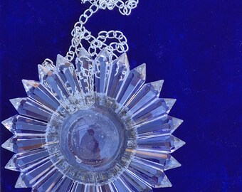 5" Sunburst SunRain Prism Suncatcher Rainbow Maker