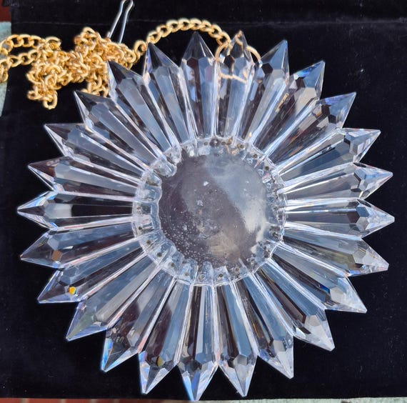 L Decorative Lead Glass Sunburst Rainbow Maker Ornament