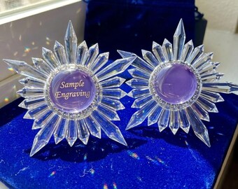 Custom Engraving Add-On for Prism Suncatcher Gift Personalization