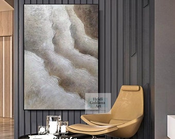 extra large wall art abstract acrylic painting on canvas original canvas wall art textured painting modern abstract painting H697