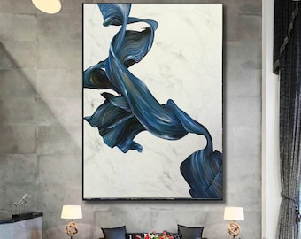 extra large wall art canvas, modern abstract painting, original wall art, large oil painting abstract, living room wall art painting H533