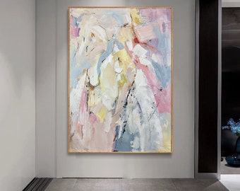 POP ART 絵画 現代アート キャンバス アクリル画 抽象画 インテリア 大きな抽象画キャンバス、大きなキャンバスアート、キャンバスの