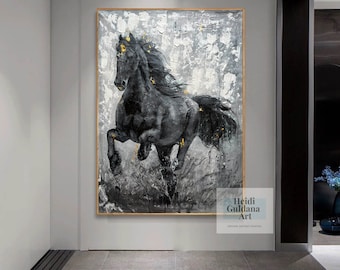 自由の力 馬の抽象画 - Etsy 日本