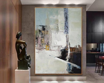 large oil painting abstract,oversized wall art canvas,original oil painting canvas,large wall art canvas,minimalist wall art on canvas H345