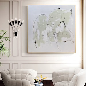 extra large wall art, original painting on canvas, modern abstract painting, oversized wall art abstract, large oil painting on canvas  H592