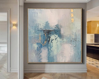 extra large wall art abstract canvas art, original abstract painting on canvas, modern abstract art canvas, living room wall art H527