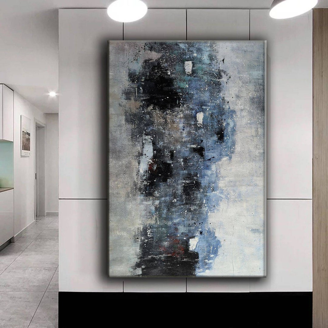 Large Abstract Painting on Canvas, Oversized Wall Art, Large Canvas Art ...