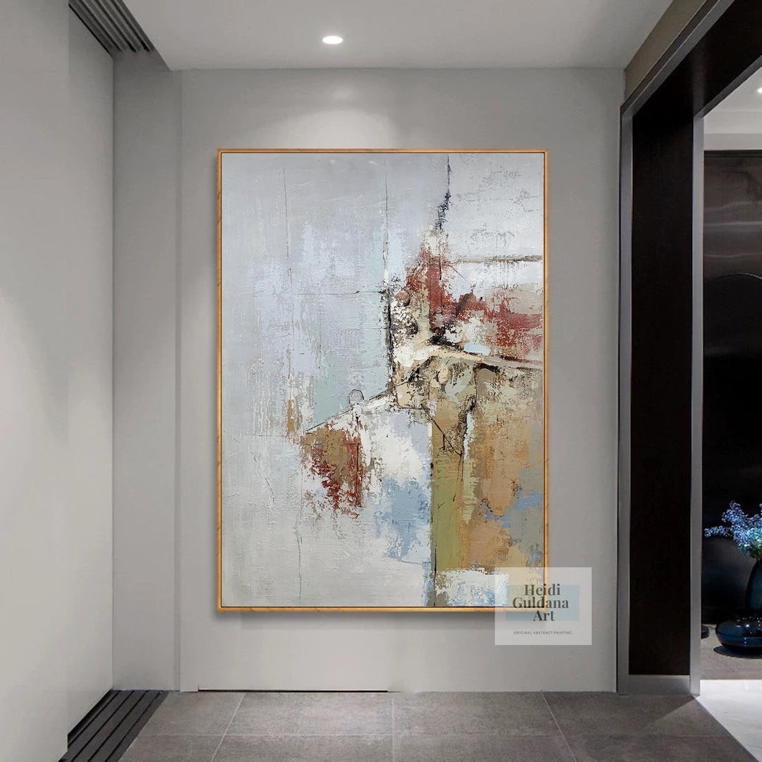Extra Large Wall Art Abstract, Original Oil Painting on Canvas ...