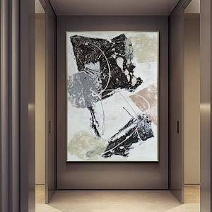 abstract oil painting on canvas, original canvas painting, oversized wall art canvas, large canvas art abstract, contemporary wall art H350