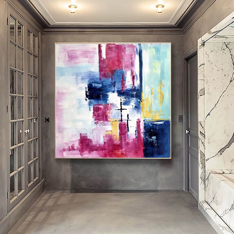Large modern wall art paintinglarge abstract wall art | Etsy