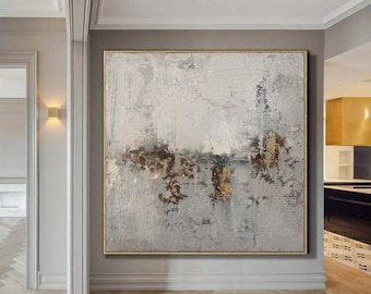 large abstract painting,large canvas wall art,textured wall art,original abstract painting on canvas,extra large wall art abstract H521