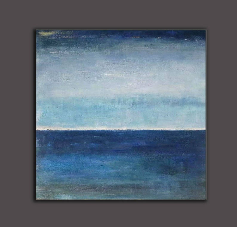 large abstract canvas art,oversized wall art,extra large wall art on canvas,large acrylic painting abstract,blue abstract painting H33 image 6